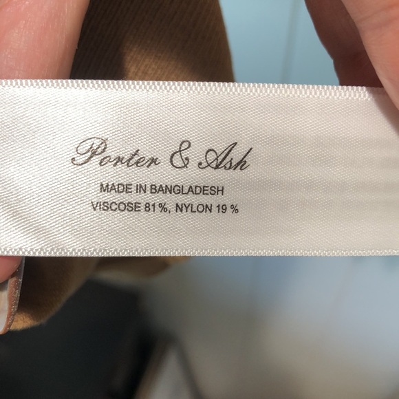 Porter & Ash men’s lightweight Crewneck super soft sweater cinnamon brown XL - Picture 5 of 6